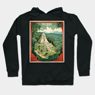 Palenque Chiapas Mexico Vintage Tourism Travel Hoodie